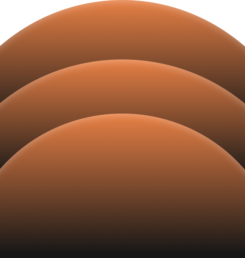 Decorative arc background